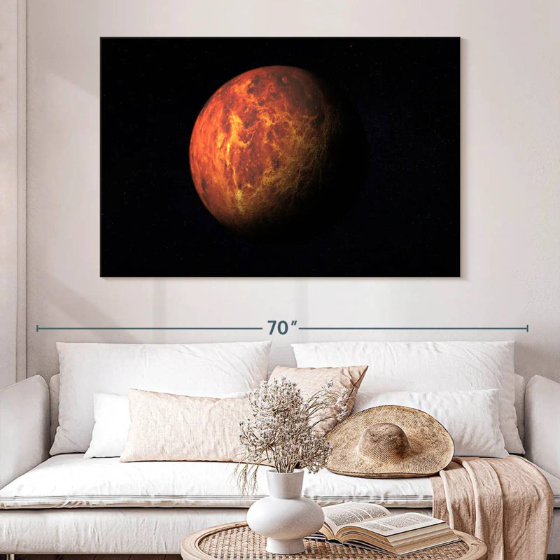 Planète Oberle Mars, H 30 po x l 45 po