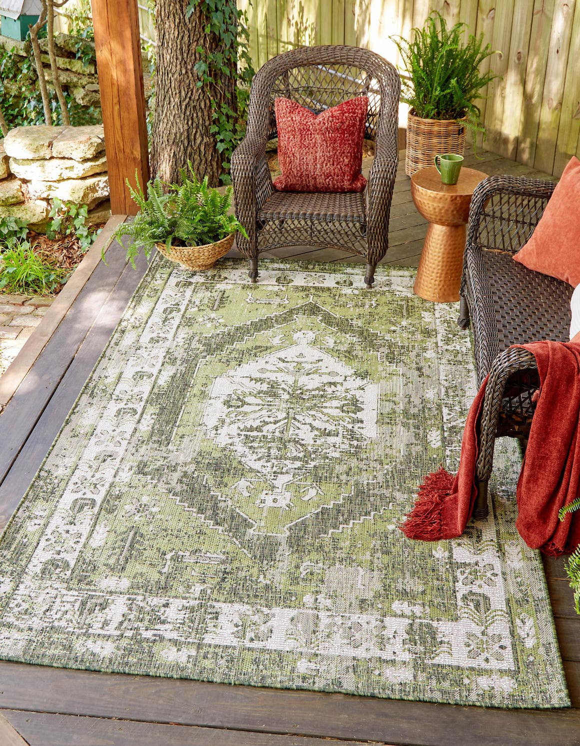 Langley Street Valerie Oriental Indoor / Outdoor Rug & Reviews | Wayfair
