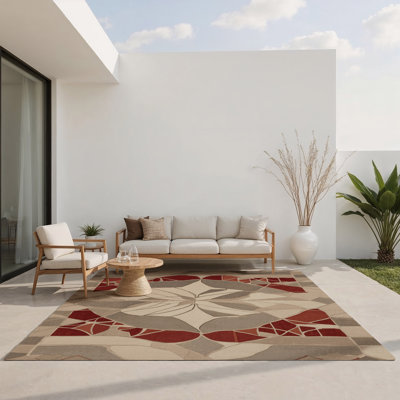 Perspective Frame Indoor And Outdoor Area Rug