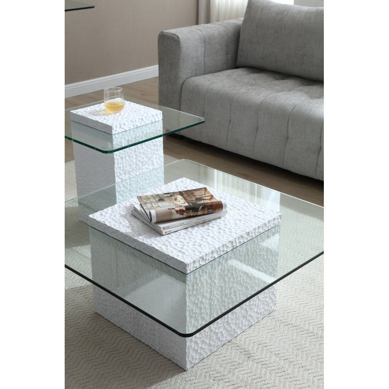 Table basse Drift Soild, H 37,4 po x L 16,3 po x l 37,4 po