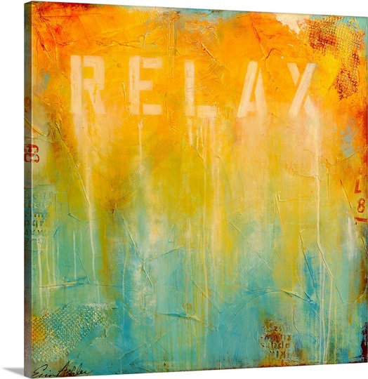 'Just Relax by Bellemy Graphic Art Print 17 Stories