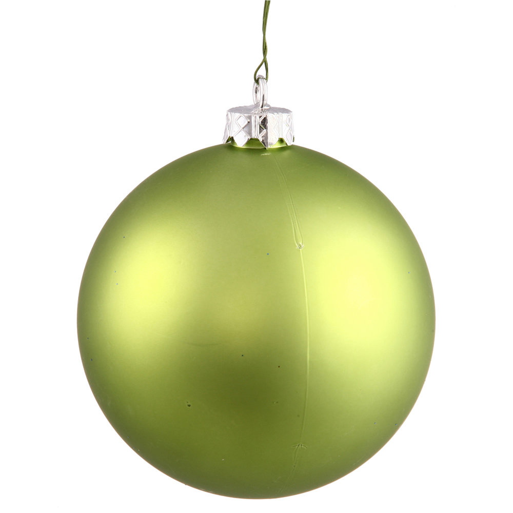 Shatterproof Bauble, 10" H x 10" W x 10" D, Lime
