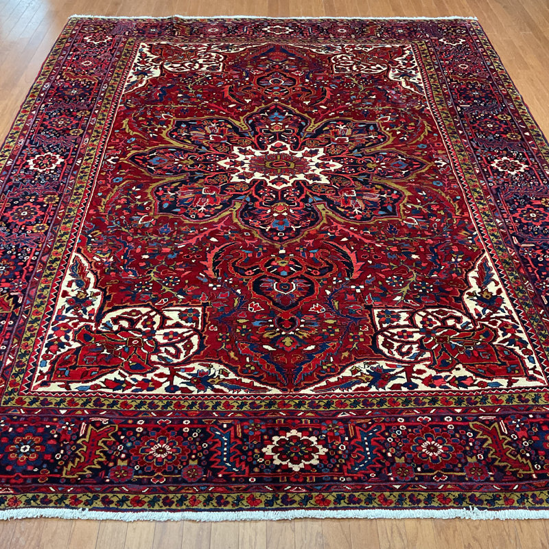 HERAT ORIENTAL Handmade Heriz Wool Rug