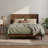 Fluted Wooden Headboard