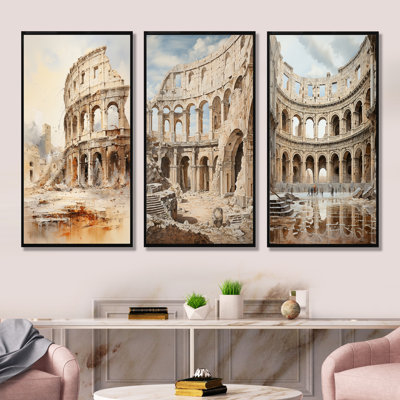Giannella - Italy Canvas Wall Art Set Of 3