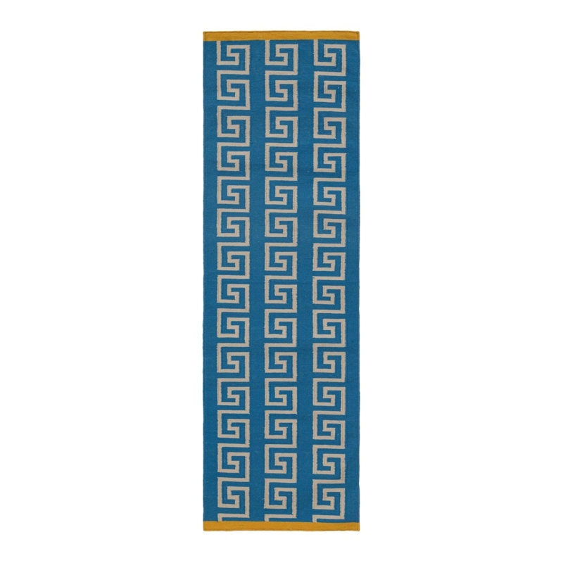 Tapis tissé à plat Bodega, Tapis de couloir 2 pi 6 po x 8 pi