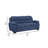 Mellitz 58'' Upholstered Pillow Top Arm Loveseat-208655415-241881827