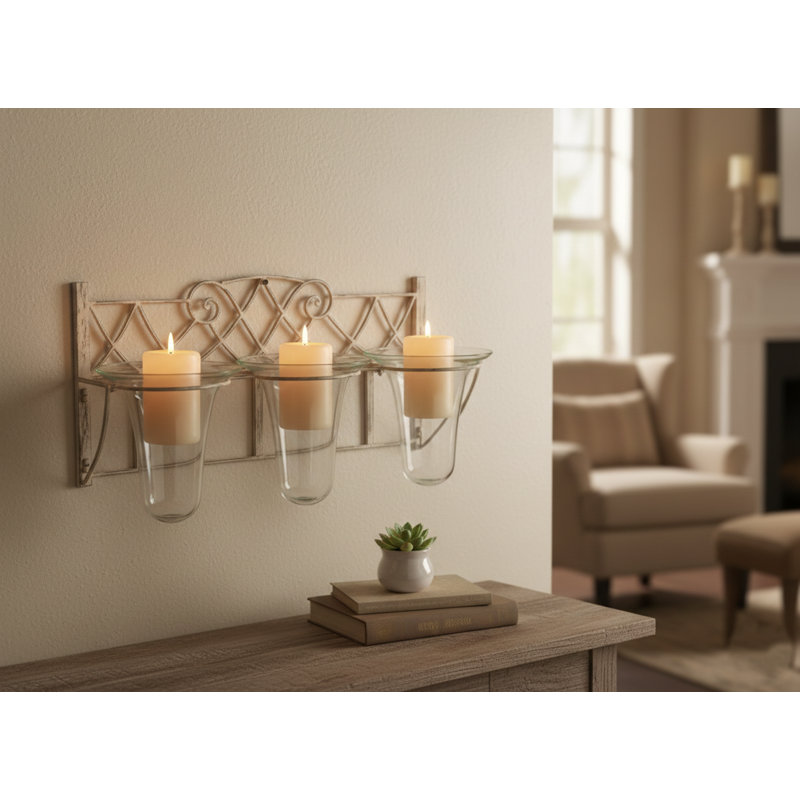 Applique en métal/verre