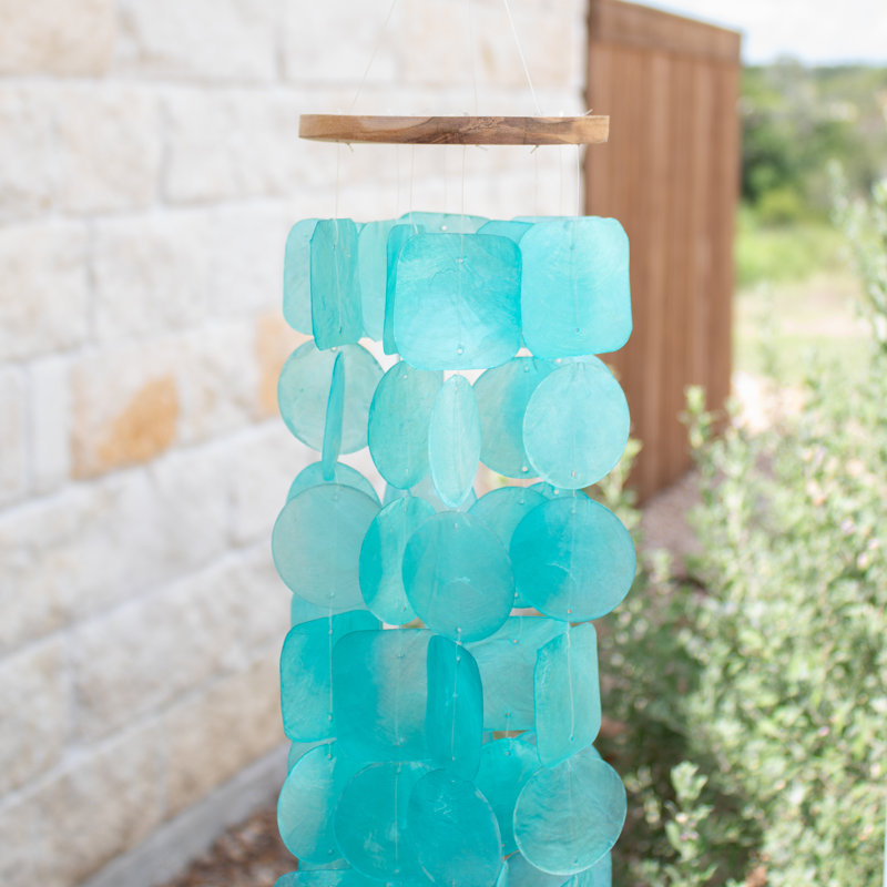 Turquoise Wind Chime for Outside
