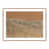 Rustic Walnut Paper Single Picture Framed