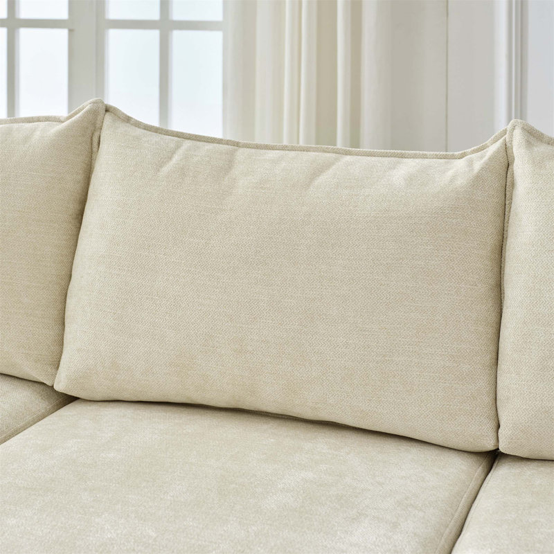Linen Sofa, Beige