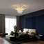 Lustre carré à 1 lumière DEL avec accents Crytal Daevaughn-1002479053