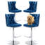 Ensemble de 6 tabourets de bar pivotants en velours capitonné-109334073-128838584