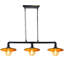 Sudlersville 3 - Light Black Kitchen Island Pendant
