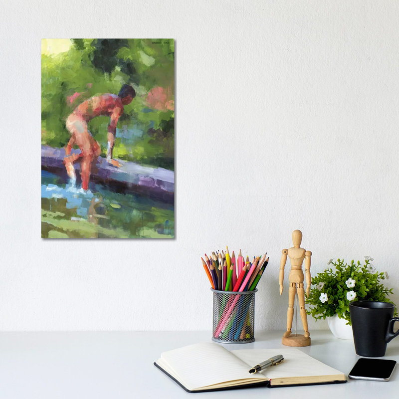 Summertime 1 Piece Wrapped Canvas Painting, 20.32 cm H x 30.48 cm W