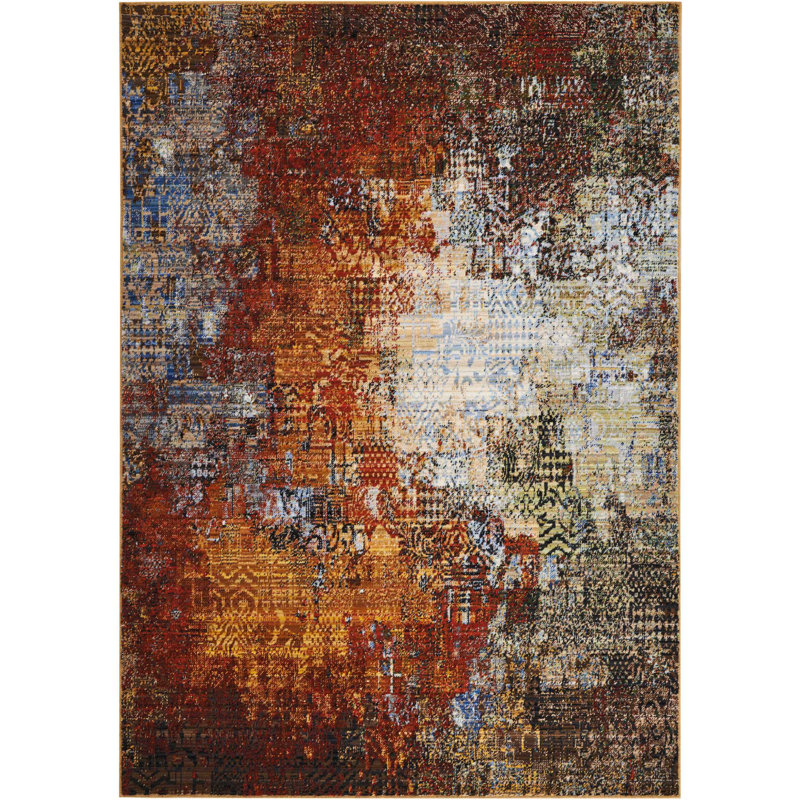 Tapis rouge Ines, Rectangle 5 pi 6 po x 8 pi