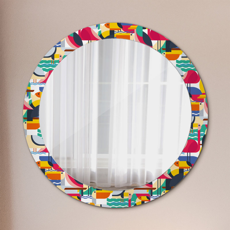 Huldar Glass Flat Wall Mirror