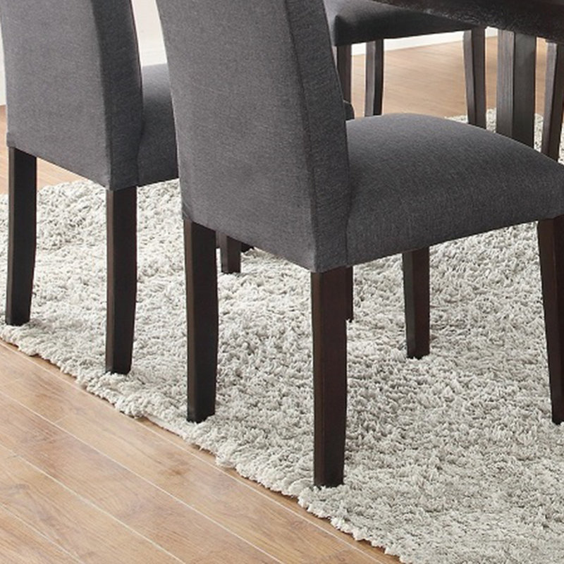 Chaise d'appoint rembourrée Caileen en brun / gris