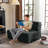 Taneia Upholstered 39.4 " Chenille Loveseat-781474380