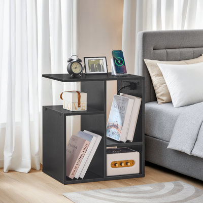Table de bout étroite 23,8 po avec station de charge