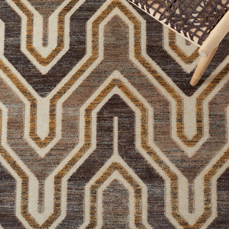Addyson Performance Geometric Rug, Rectangle 7'6" x 10'6"