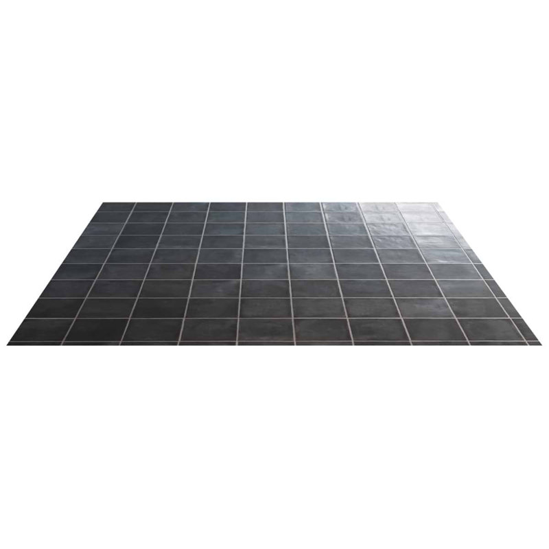Paula Purroy Talia 5x5 Matte Ceramic Tile, Steel Blue