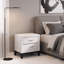 Table de chevet blanche Gatton-875681680