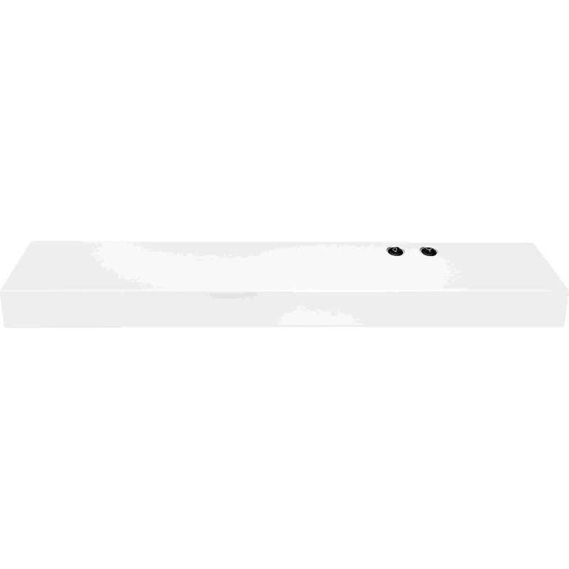 White 30" Convertible Under Cabinet Range Hood with Charcoal Filter