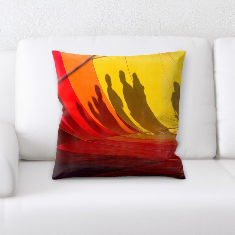 Microsuede Reversible Throw Pillow