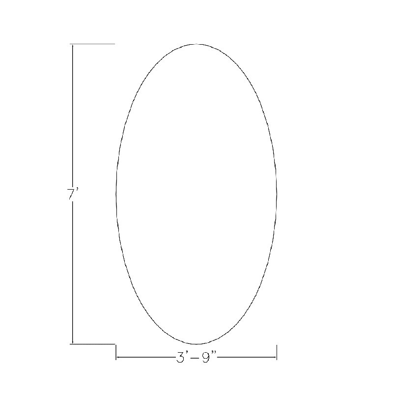 Table de conférence ovale 6 personnes avec base double, H 30 po x l 84 po x P 48 po, Cyprès noir, Noir mat