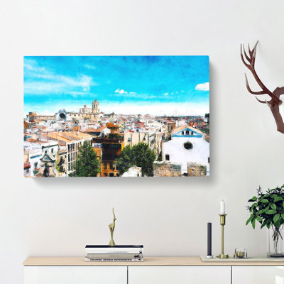 View of Tarragona in Spain - Wrapped Canvas