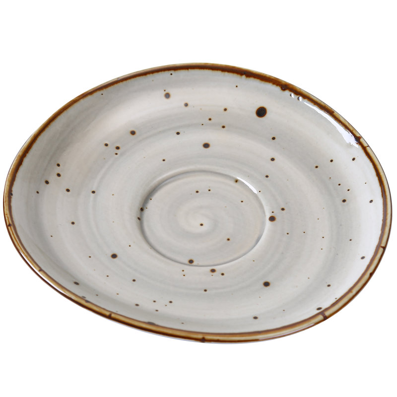 Soucoupe 6,5 po Lyon, Beige