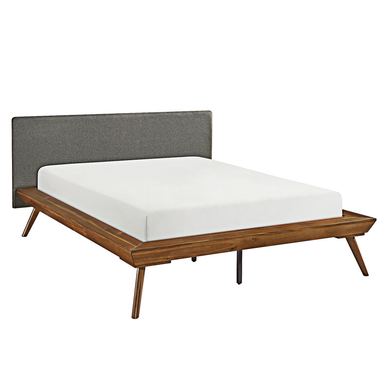 Upholstered Headboard Platm Bed, Full