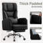 Chaise de bureau ergonomique inclinable à haut dossier avec dossier et repose-pieds réglables-1223664403