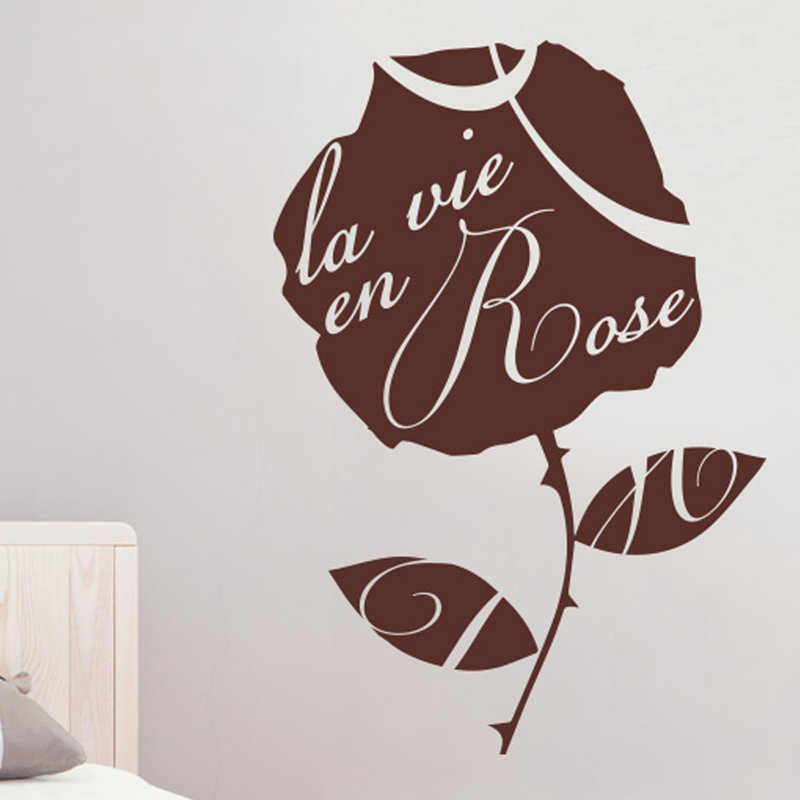 Plants & Flowers Wall Decal, Medium, Brown