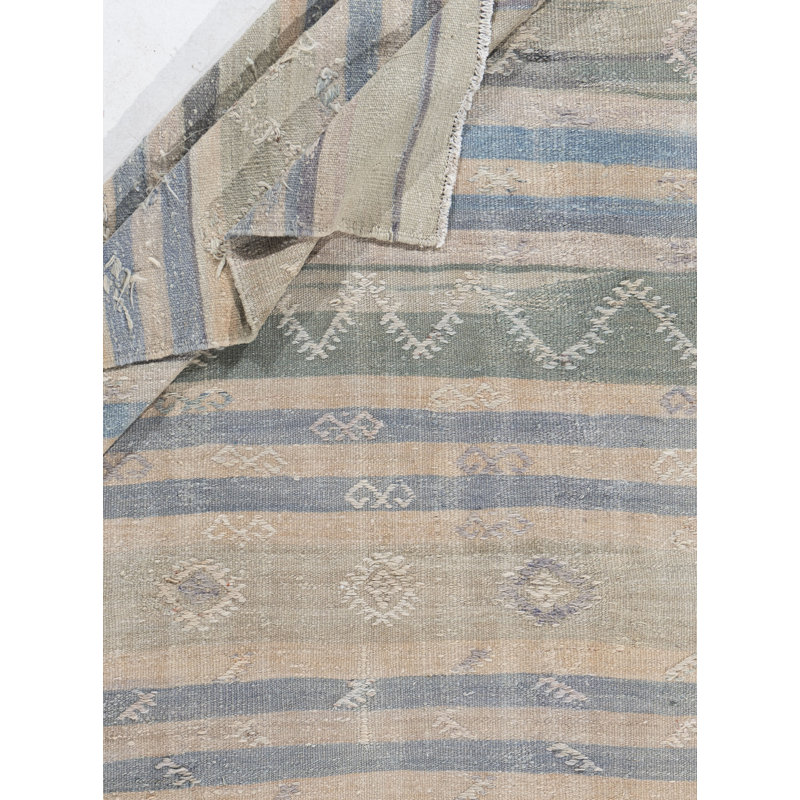 One-of-a-Kind 6'6 X 10'11 Flatweave Area Rug
