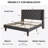Bertillo Tufted Upholstered Low Profile Platform Bed with Wingbacks-1545679133-1545679135