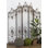 Metal Hinged Foldable Arched Partition 5 Panel Partition Room Divider Screen with Acanthus Design