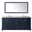 Ensemble de meuble-lavabo double 80 "avec miroir Avery-51712107-51712110-80216453