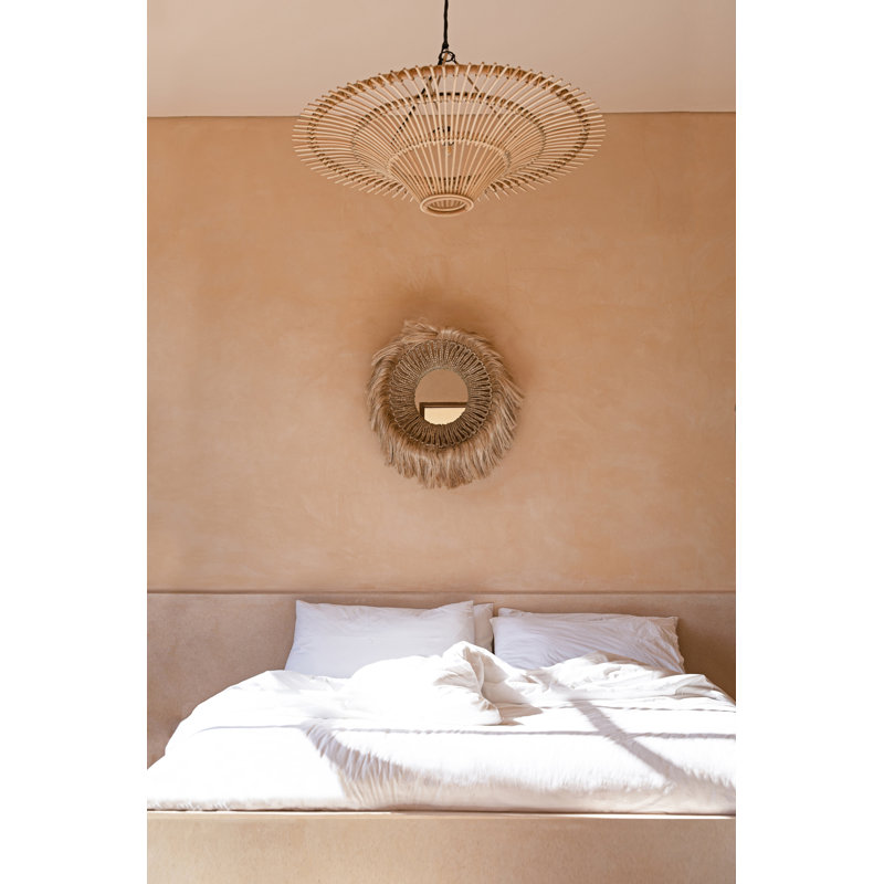 Verona Shell Round Mirror