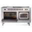 ILVE Nostalgie II Noblesse 60 po à 2 brûleurs, plaque chauffante, plaque de cuisson française-939345233-939345221