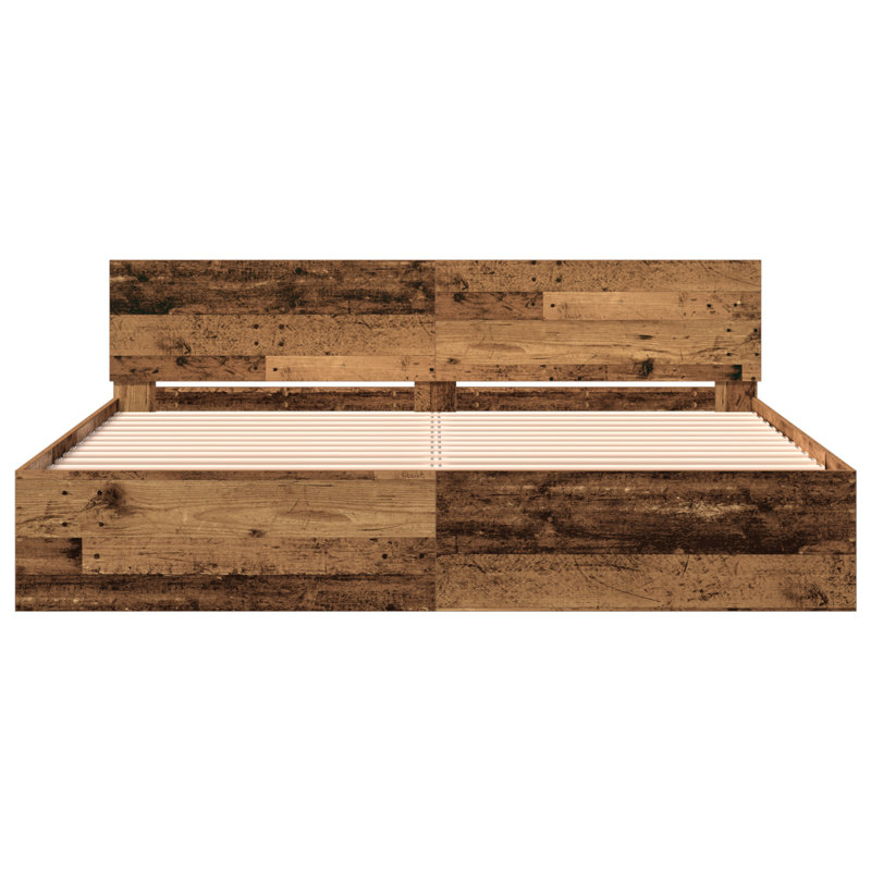 66-3 Bed, Old Wood