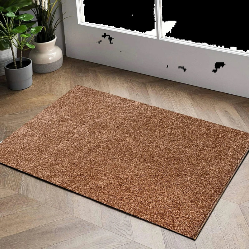 Non-Slip Indoor Doormat, Brown, 60cm W x 110cm L