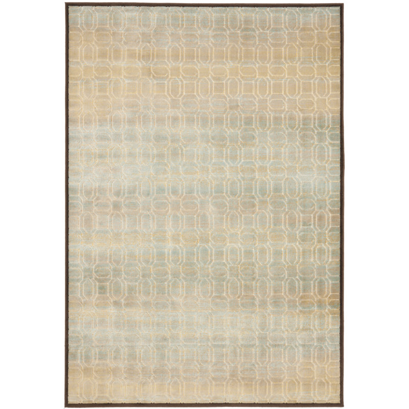 Braswell Performance Geometric Rug, Rectangle 5'3" x 7'6"