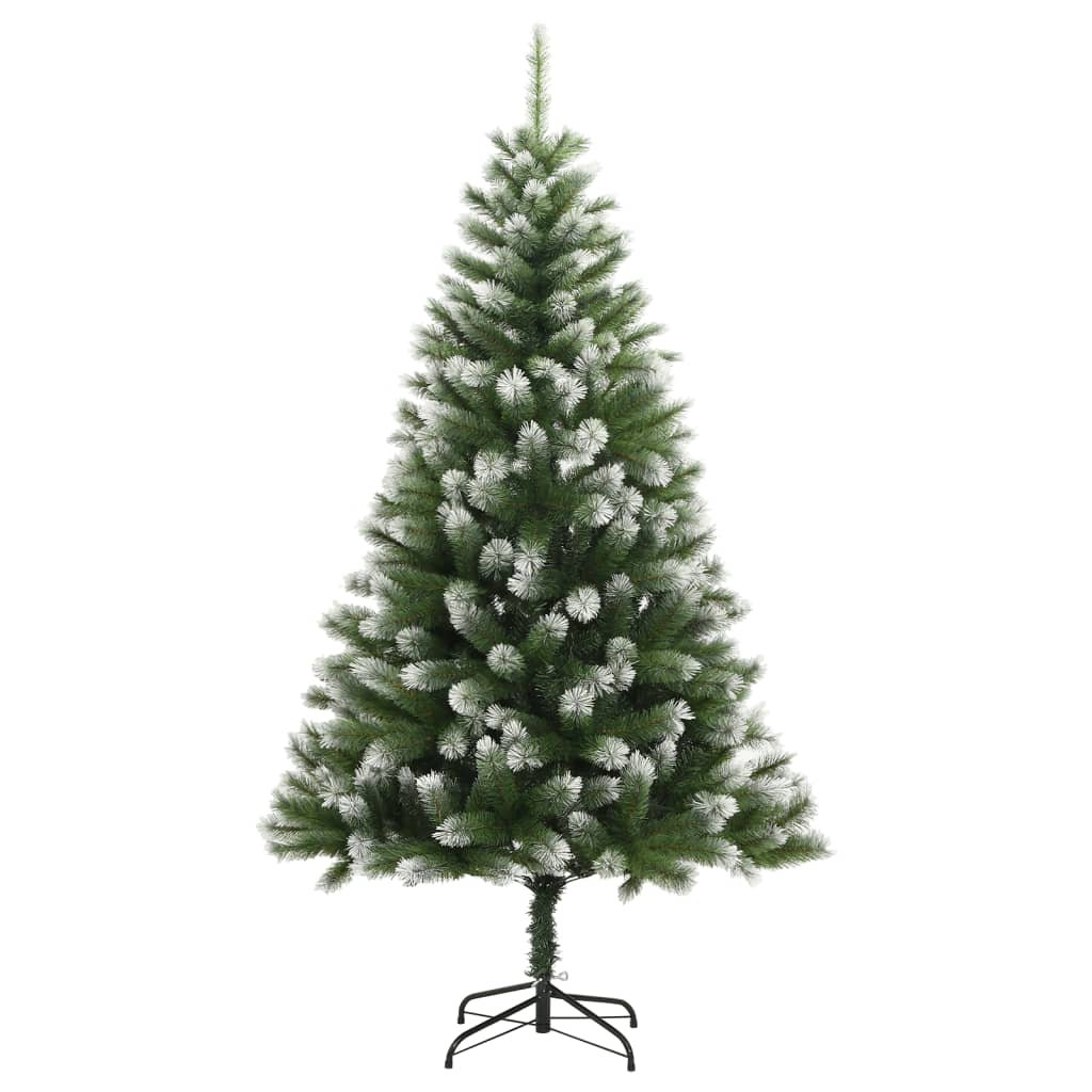 Vidaxl Künstlicher klappbarer Weihnachtsbaum mit Schnee 240 cm