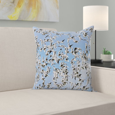 Black Headed Gulls Throw Pillow