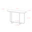 Iberia 112cm Glass Top Console Table
