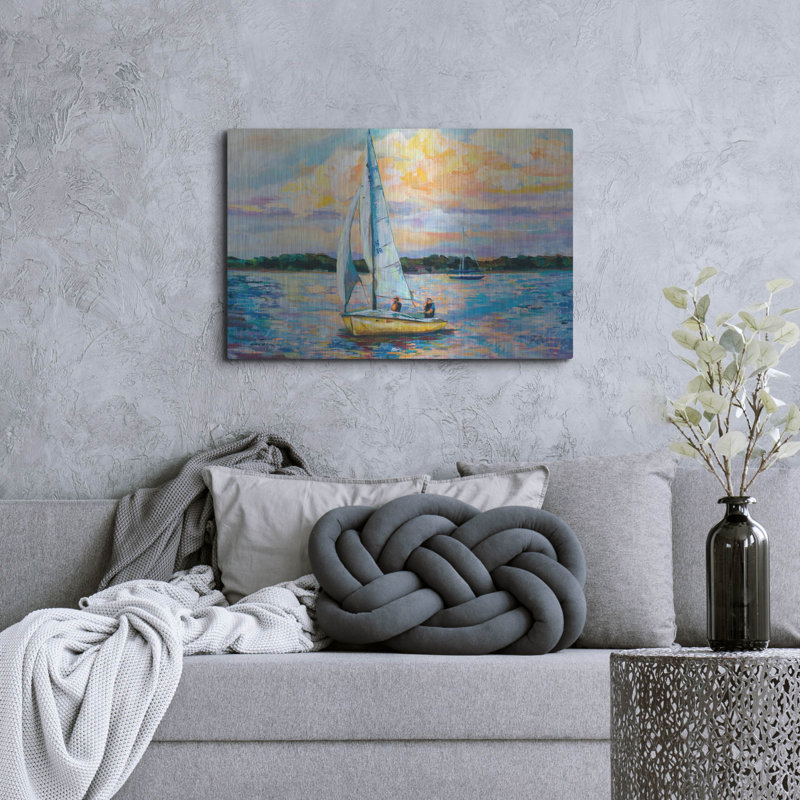 «Long Sail Tides» par Jeanette Vertentes, H 24 po x l 36 po
