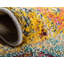 Tapis oriental gris / or / rose Mulloy-989310958