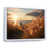White Floater Framed